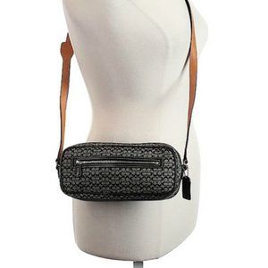 Coach 6341 Mini Signature Camera Crossbody Black
